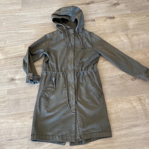 Roots Jackets & Blazers - Roots 100% Cotton (Green denim look) Spring/Fall jacket.